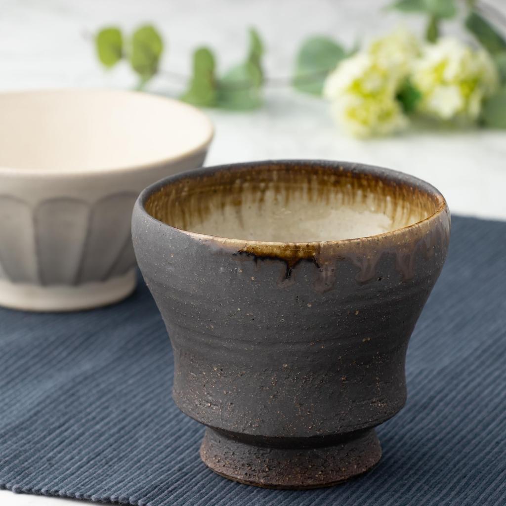 Marui Seito Shigaraki Ware Hechimon Soup Bowl, Approx. 350ml Capacity, Brown Tag, MR-3-4007
