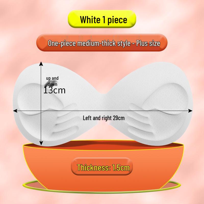 Seamless One-Piece Ultra-Thin Push-Up Sports Bra Pad Replacement