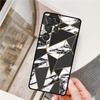 Marble Geometric Art Phone Case For Samsung Galaxy S24 Ultra S9 S10 S20 S22 S21 Plus S23 FE S25 Ultra Full Cover