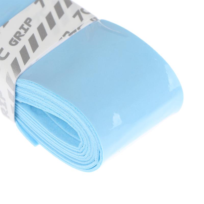 1Pc Pu Badminton Handle Wrap Tape Non-Slip Cherry Blossom Print Badminton Overgrip Sweat-Absorbent Badminton Racket Handle Grip