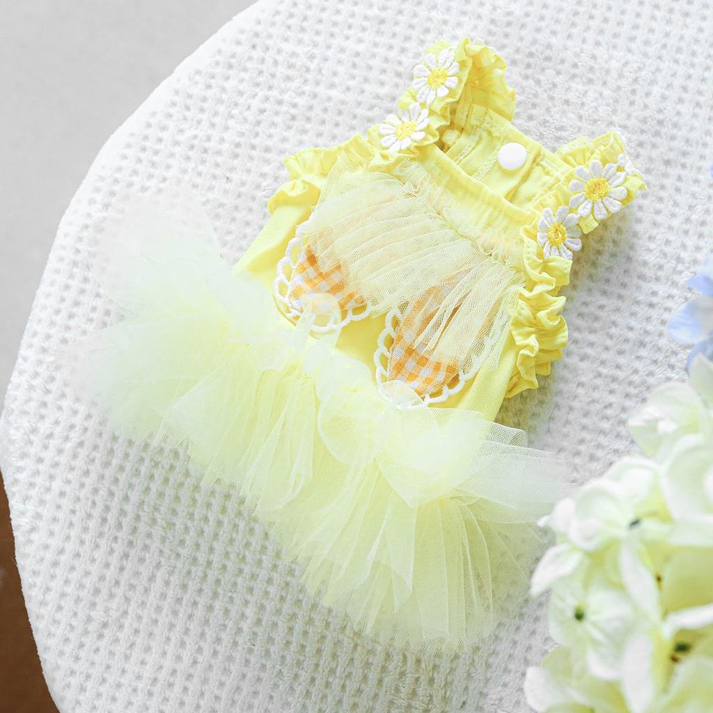 Pet Circle Lace Bobo Pink Princess Dress for Small To Medium Dogs