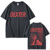 TV Play Dexter Morgan Graphic T-shirts Men Women 90s Vintage Oversized Short Sleeve T Shirts Men's Cotton T-shirt