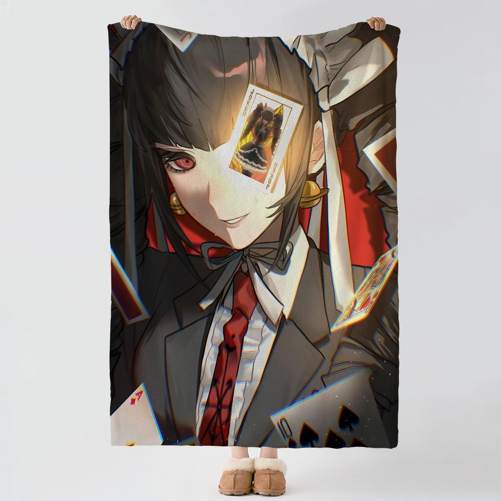 character C-Celestia Ludenberg-g Throw Thick Comfort Flannel Quilt, Multi-scene Use Indoor Outdoor Daily Nap