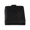 PU Leather Two Fold Wallets Urban Recreational Style Solid Color Male Wallet Multifunction ID Badge Holder Men's Short Wallet