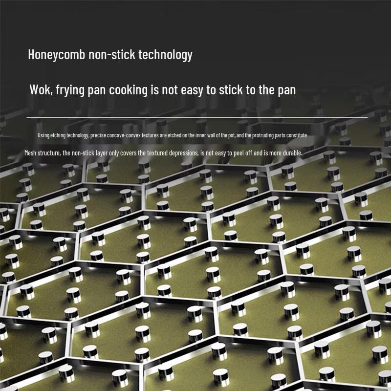 KOBACH Stainless Steel Honeycomb Non-Stick Cookware Set