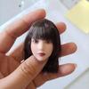 Fremego 1/6 Scale Female Head Sculpt Short Hair Beauty Girl Head Carving for Action Figure Body Collection 12-inch