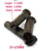 1pc Horse Antler Pattern Bowie Straight Knife Piercing Handle Patch POM Resin Material DIY Making Grip Scale Parts Accessories
