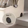 Baicaoyuan Storage Box, Kitchen Organizer with Wheels, Cabinet Storage Basket, Under-Sink Organizer, Medium Size
