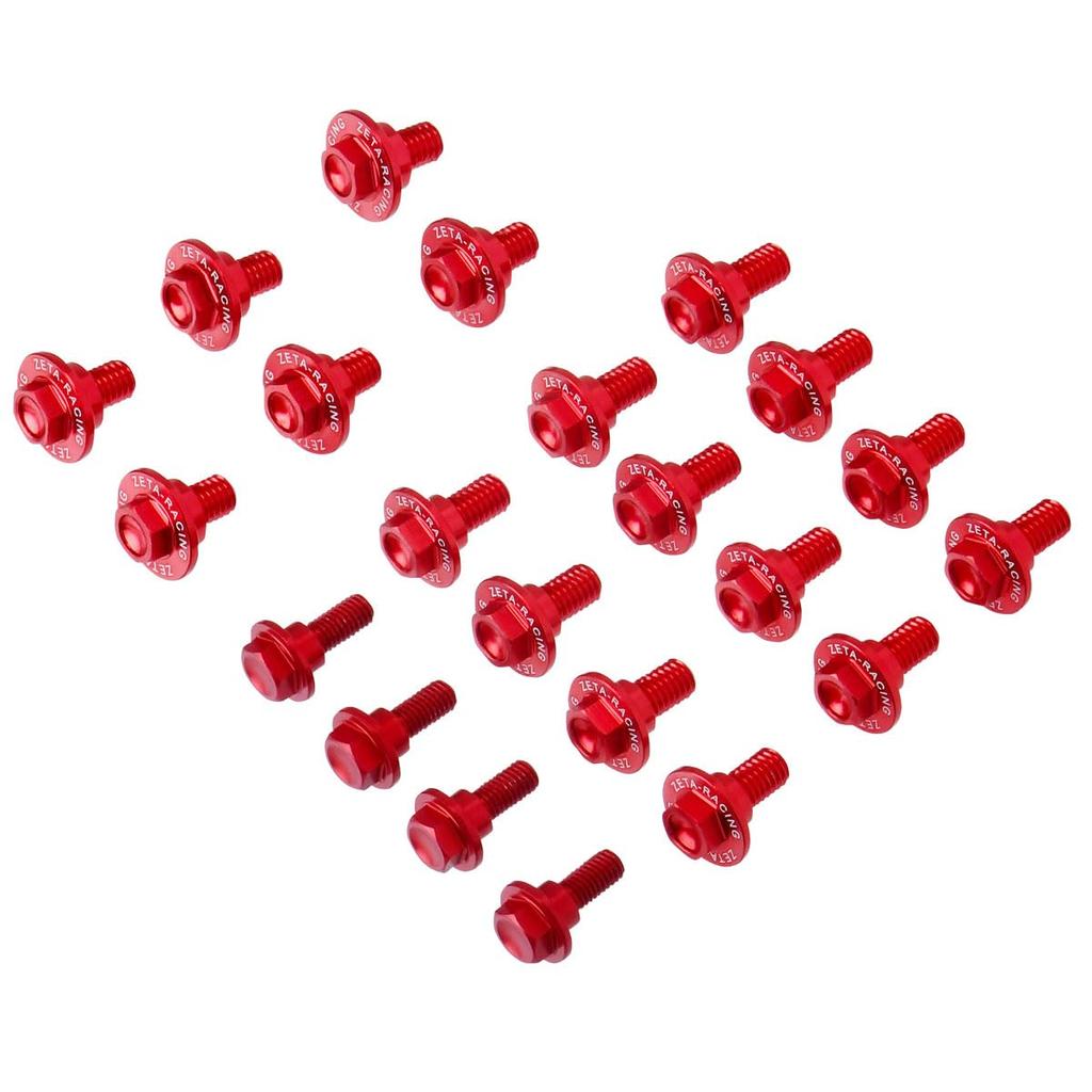 ZETA RACING CRF250RALLY '18-20,CRF250RALLY (MD47) '21-25,CRF250RALLY(S) (MD47) '21-25,CRF300L RALLY '21-24 Exterior Aluminum Bolt Kit