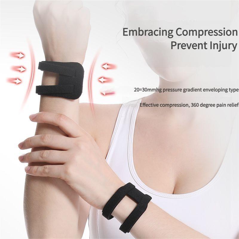 1/2PCS Adjustable TFCC Wrist Brace Support for Sports Injury Pain Relief, Sprain Recovery Splint with Compression Strap for Gym Daily Use