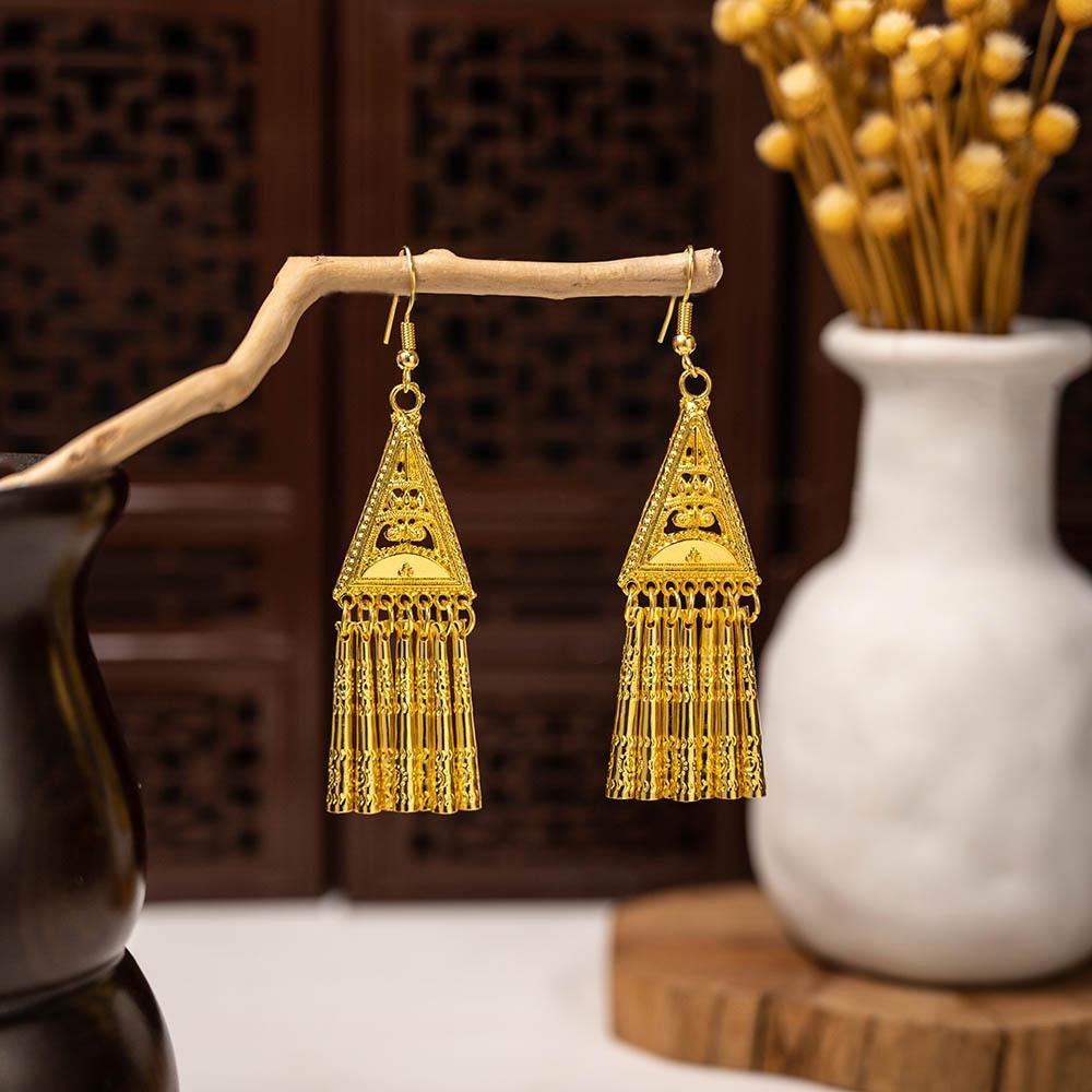 

Винтажные индийские серьги с кисточками в виде павлина, женские подвески, ювелирные изделия цыганского племени, антикварные серьги в стиле бохо, этнические болливудские колокольчики, серьги Jhumka Pendientes