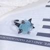 Dark Series Personality Trendy Cool Love Open Ring Irregular Inlaid Zircon Punk Retro High Sense Ring Woman