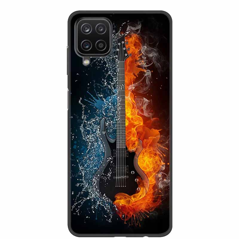 For Samsung A12 Case Marble Soft Silicone Back Case for Samsung Galaxy A12 GalaxyA12 Nacho A 12 SM-A125 Phone Cover Coque Fundas