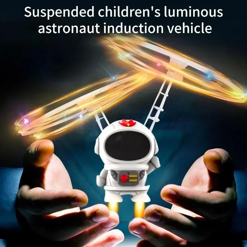 Black Technology Spinning Gyro Will Fly The Suspension Fingertip Gyro Colorful Luminous Gyro Built-in Battery Children's Toys