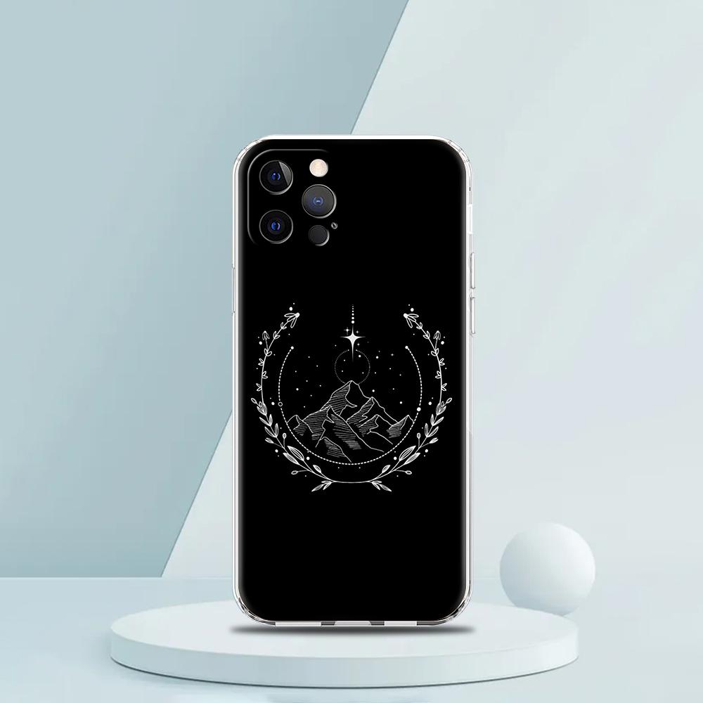 For iPhone 18 15 16 14 13 12 mini 11 Pro Max XS X XR SE 7 8 Plus Silicone Clear Cover Letter Print Kangaroo Luxury Phone Case