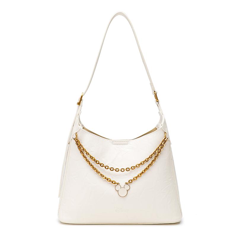 New Disney Mickey Series PU Combo Bag, Tote Bag, Shoulder Bag Regular Women's White BMK-71438W