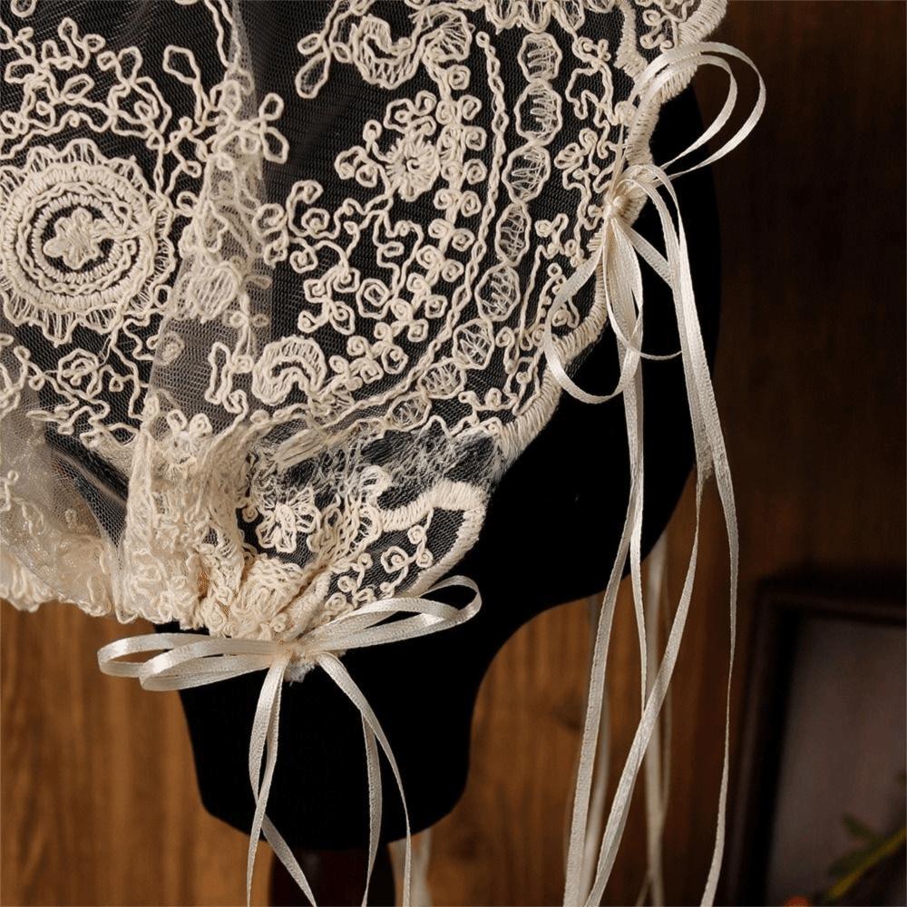 Vintage Bridal Headband French Lace Bridal Headpiece Elegant Bridal Veil  Bridal Event