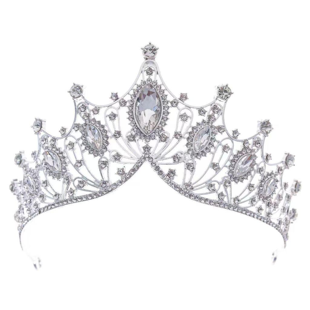 European & American Bridal Crown Headpiece - Wedding & Birthday Hair Accessory