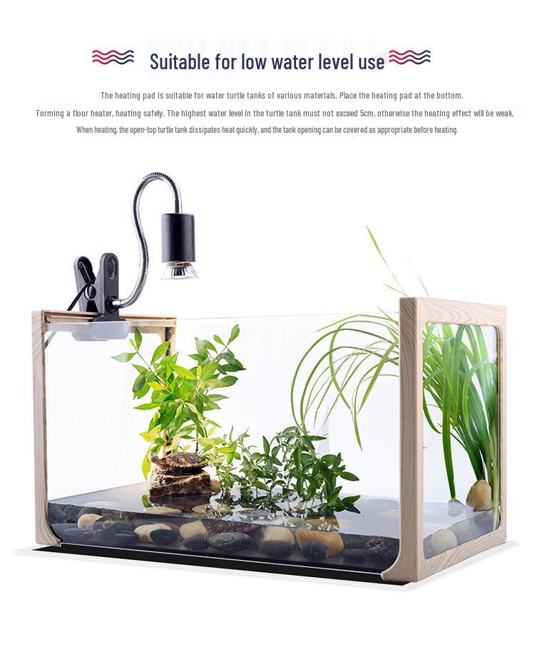 Reptile Heating Pad with Temperature Control for Turtles, Lizards, and Frogs - Three-Level Adjustment