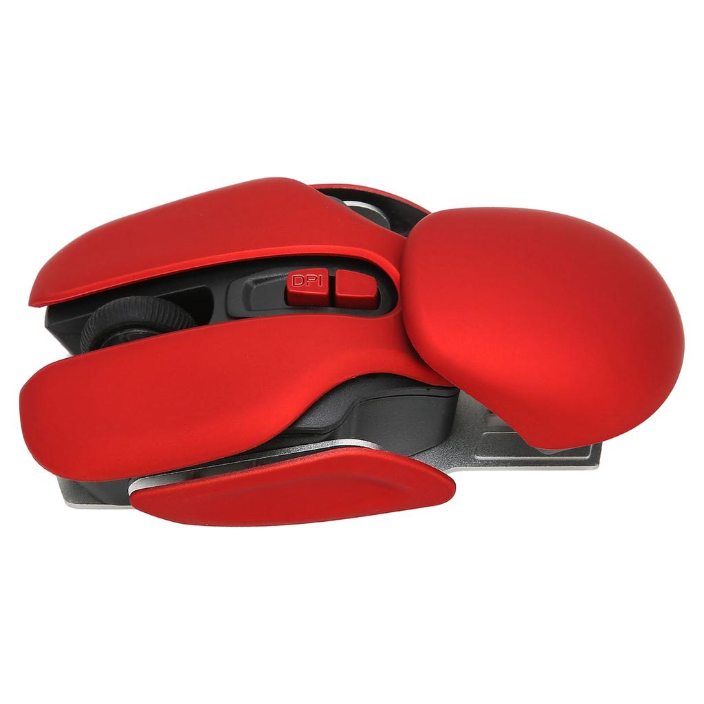 Ergonomic Wireless Mouse Inbuilt Battery Adjustable DPI Electroplating Process Integrated Design