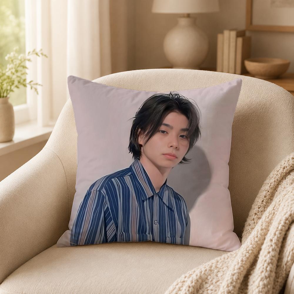 Actor N-Nijiro MurakamiS Cushion Cover Double-Sided Printed Pillow Cover Hypoallergenic Dust-Mite Proof