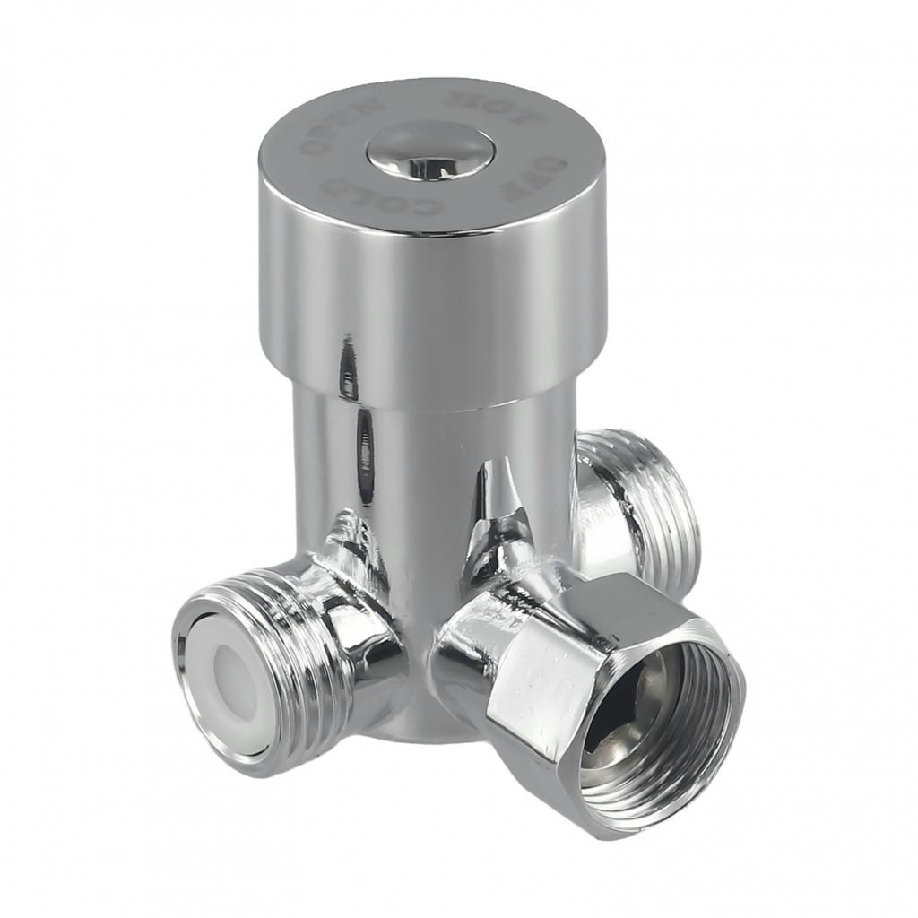 Hot Cold Water Mixing Valve Thermostatic Mixer Temperature Control Shower Faucet