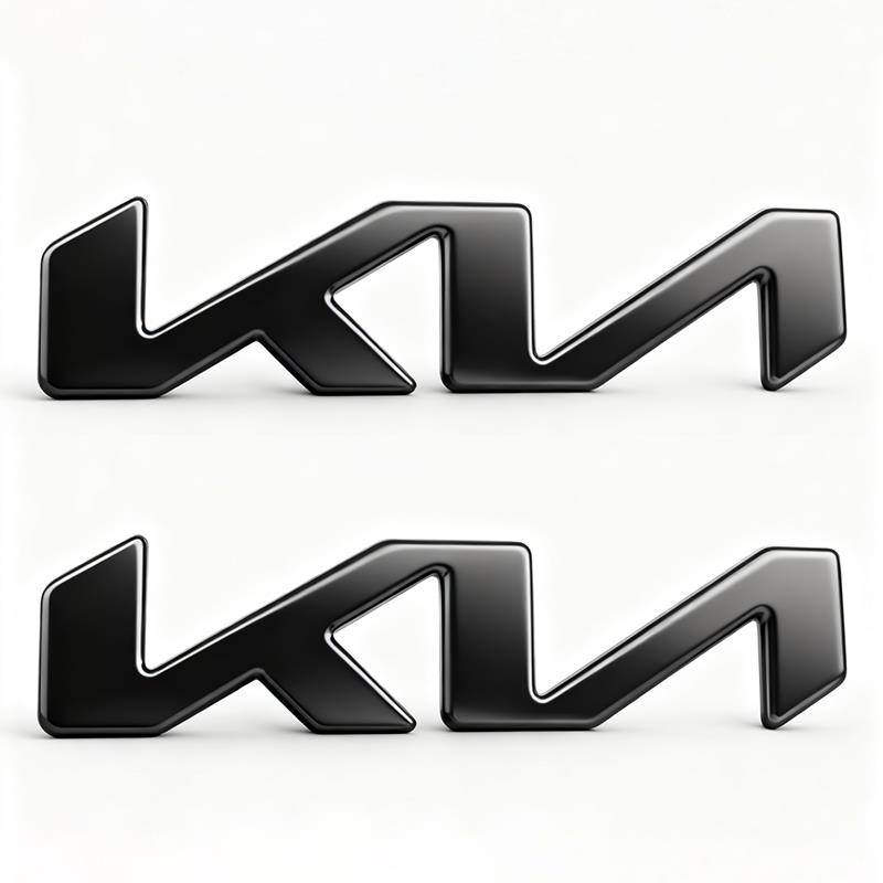 ABS Car Front Hood Rear Tail Trunk Emblem Badge Sticker For KIA EV6 Stinger RIO Sorento Picanto Ceed Borrego Syros K4 K5 K8 K9