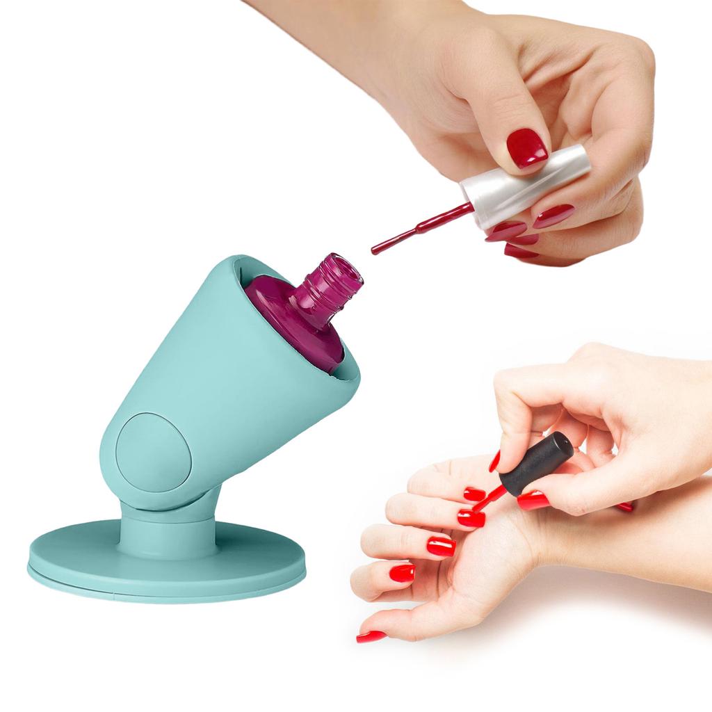 Untippable Nail Polish Bottle Holder Tilted Manicure Fingernail Painting Nail Art Tool Nail Polish Accessories