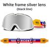 100% Motorradbrille Fahrbrille Retro Harley Brille Abnehmbar Winddicht Sand Anti-UV