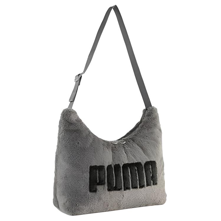 PUMA Полиэстер Наплечная сумка Обычная Женская Серая 091869-03