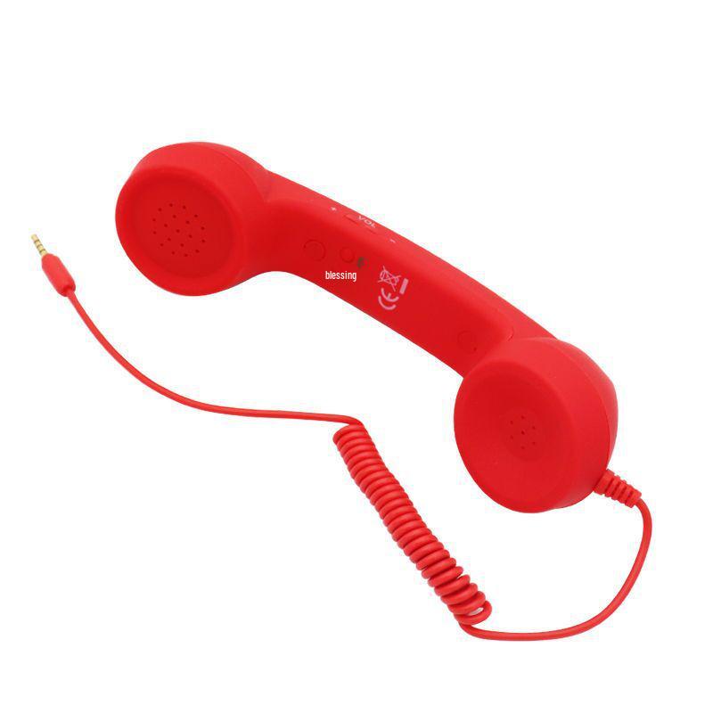 Retro Anti-Radiation Mobile Handset for Pregnant Women: Fashionable and Cool Phone Microphone