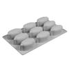 Lebensmittelechte Silikon-Seifenform 9-Kammer-Obst-Dessertform Premium Maiskolbenförmige Backform Kuchen