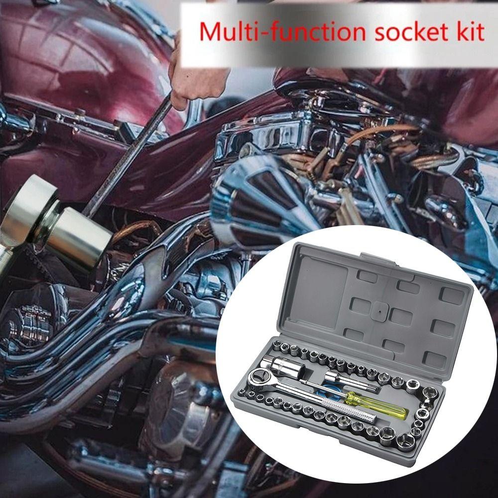 Wear-resistant Socket Wrench Set High Hardness Hand Combination Tool Kit  Maintenance