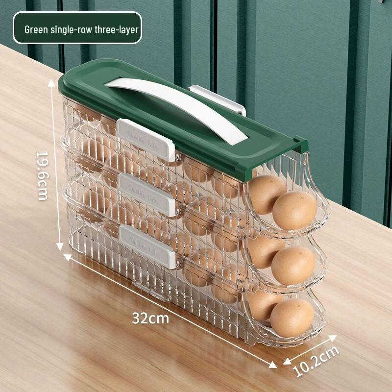 Automatic Rolling Egg Dispenser for Refrigerator