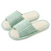 Breathable sweat-absorbing linen slippers Home indoor silent non-slip Japanese four-season hospitality cotton and linen slippers