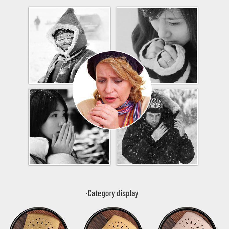 Portable Copper Hand Warmer - Winter Heating Pocket Protector Gift