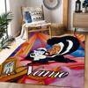 Looney Farm Animal Friends Customize Your Name Floor Rug Office Rug Suitable for Balcony Entryway Dormitory Foyer Anti-slip Rug Anime Office Decor