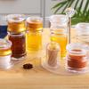 Clear Seasoning Box Acrylic Storage Container Condiment Jars