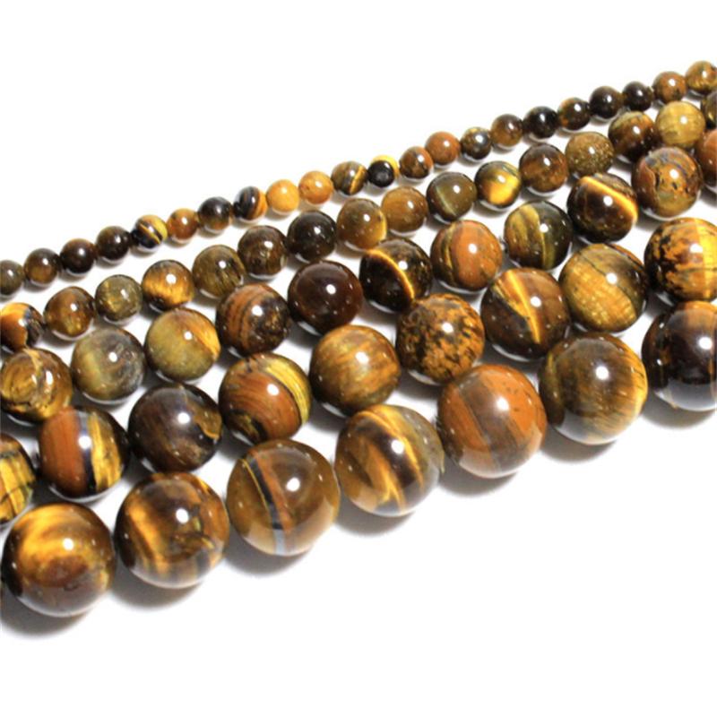 20 STÜCKE Natursteinperlen Tigerauge Achat Türkis Rosenquarz Lapislazuli Jade Opal Runde Lose Perlen zur Schmuckherstellung DIY Armband 8MM