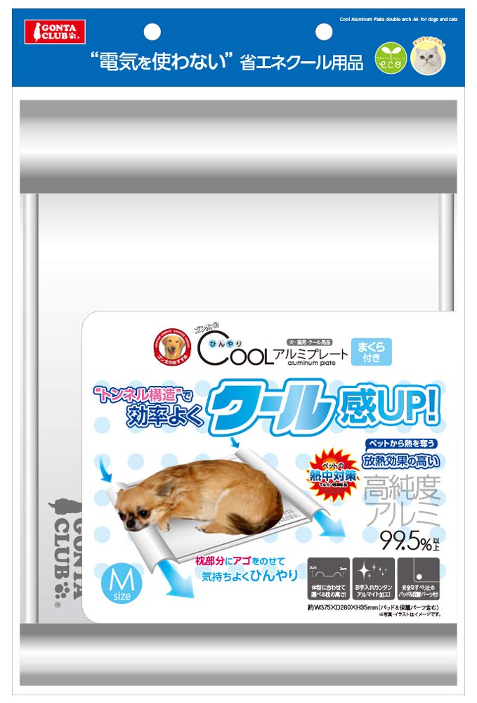 

Marukan Охлаждающая алюминиевая пластина с подушкой размера M,