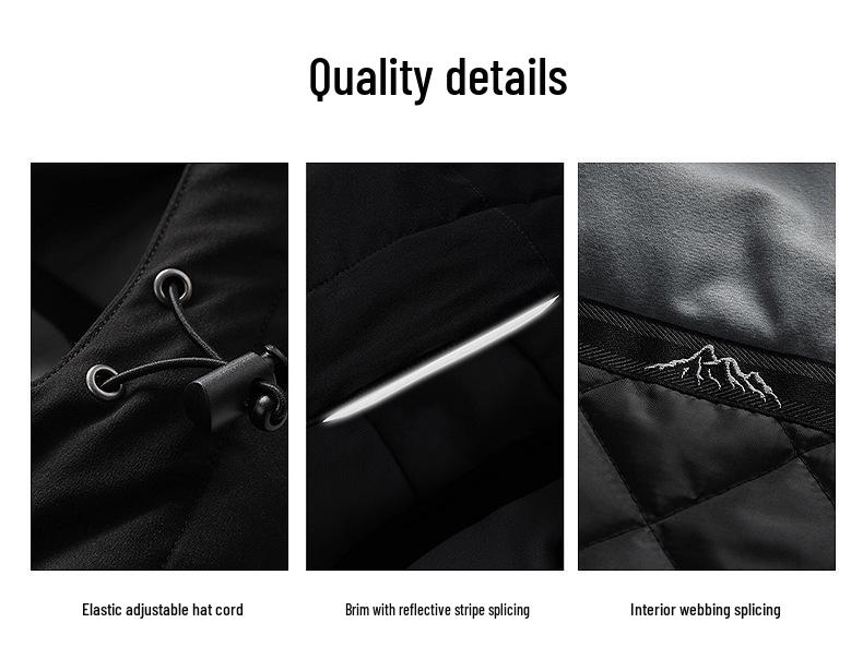 Heated Fleece-Lined Windbreaker for Men & Women - USB Charging, Warm Outdoor Mountaineering Jacket