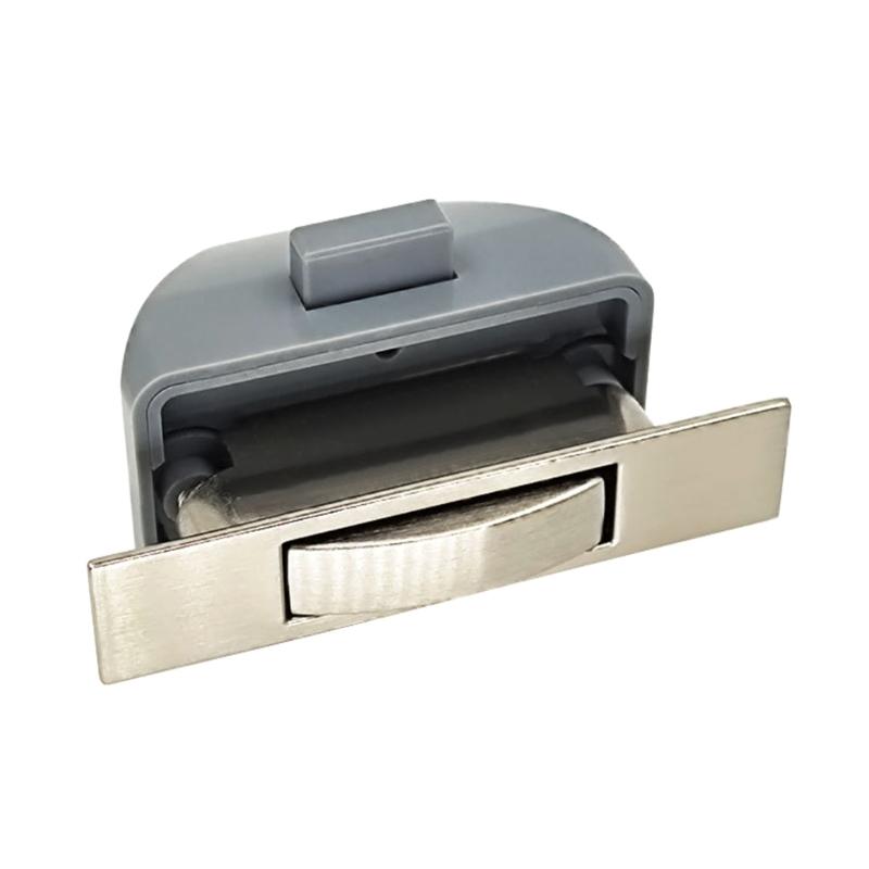 Replacement Drawer Lock Catch Convenient Push Button Lock Durable for Motorhomes Keep Belongings Secure & Organized