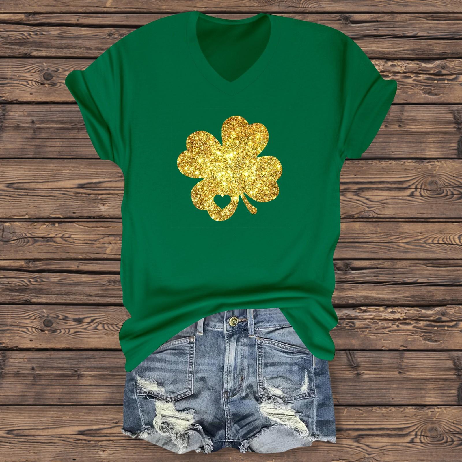 

Женская мода повседневный топ с V-образным вырезом и короткими рукавами плиссированный топ с короткими рукавами L армия зеленый