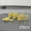 DIY Zubehör Stadt Freunde Haus MOC Teile Zaun Treppen Leiter Tor Bausteine ​​Tür Fenster Figuren Garten Leduo Ziegel