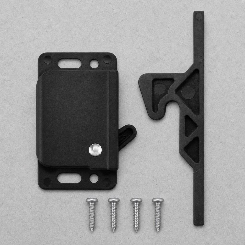 Cabinet Latch with Strike Long-Lasting Easy-to-Install for DIYers