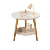 Compact Movable Sofa Side Table: Coffee Table & Storage Rack for Small Spaces, Bedroom, or Rental Room