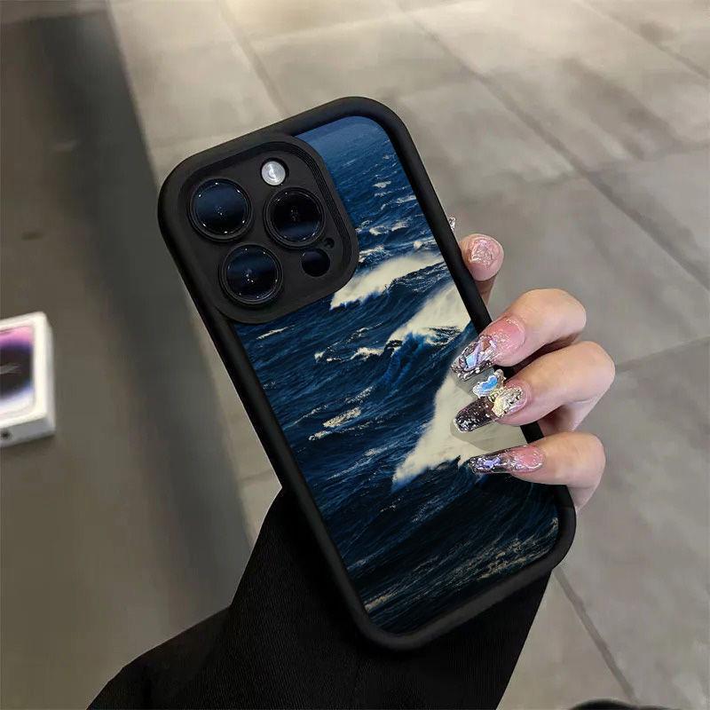 

Чехол Waves Beat для iPhone 15/14/13 Pro Max для Apple XS/XR/12/11 7 Plus/8 Plus