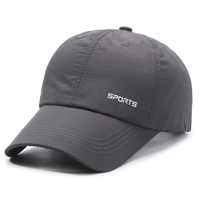 New Baseball Hat Spring and Summer Thin Quick-drying Breathable Mesh Hat Summer Outdoor Sports Visor Cap Cap Tide