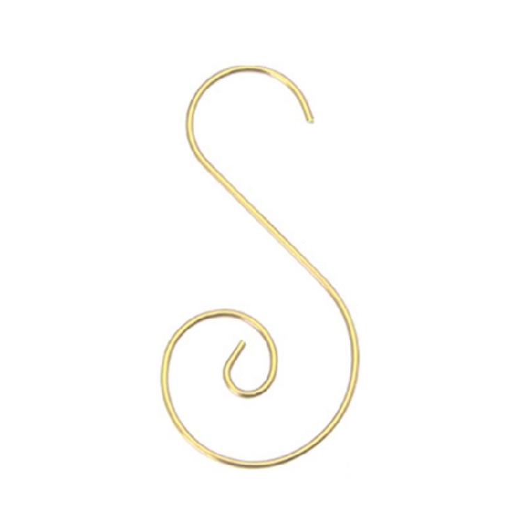100pcs Christmas Tree Decoration Hooks S Shaped Hangers for Hanging Ornaments Metal Holiday Ornament Hanging Solution
