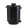 Universal 2L Alloy Engine Oil Fuel Gas Catch Can Breather Tank Bottle Coolant Radiator Overflow Tank
